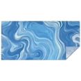 thumbnail image 1 of Blue White Tie Dye Swirl Pattern Rectangle Tablecloth 60"x120",Waterproof Polyester Rectangle Table Cloth, Wipeable Spillproof Polyester Tablecloth for Dining, Camping, Indoor and Outdoor, 1 of 6