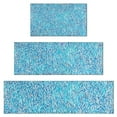 thumbnail image 1 of Blue White Tie Dye Textured Pattern Kitchen Rugs Sets Of 3,Kitchen Runner Rugs Non Skid Washable,Decorative Kitchen Floor Mats for Kitchen,Sink,Laundry,17"x30"+ 17"x47" + 17"x59", 1 of 6