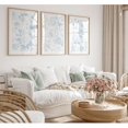 thumbnail image 1 of Blue White Wall Art Chinoiserie Flower Canvas Wall Decor Aesthetic Floral Wall Art Watercolor Vintage Prints Abstract Botanical Poster Blue Flower Pictures for Bedroom Bathroom Unframed, 1 of 6