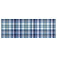 thumbnail image 1 of Blue White and Yellow Checkered Pattern Kitchen Rug Mat,Kitchen Runner Rugs Non Skid Washable,Decorative Kitchen Floor Mats for Kitchen,Sink,Laundry,17"X47", 1 of 5