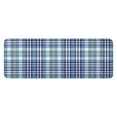 thumbnail image 1 of Blue White and Yellow Checkered Pattern Kitchen Rug Mat,Kitchen Runner Rugs Non Skid Washable,Decorative Kitchen Floor Mats for Kitchen,Sink,Laundry,17"x47.2", 1 of 7