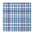 thumbnail image 1 of Blue White and Yellow Checkered Pattern Square Fitted Tablecloth with Elastic Edge,Square Table Cover,Washable Elastic Table Cover for Home Kitchen Party Decor 34"x34", 1 of 6