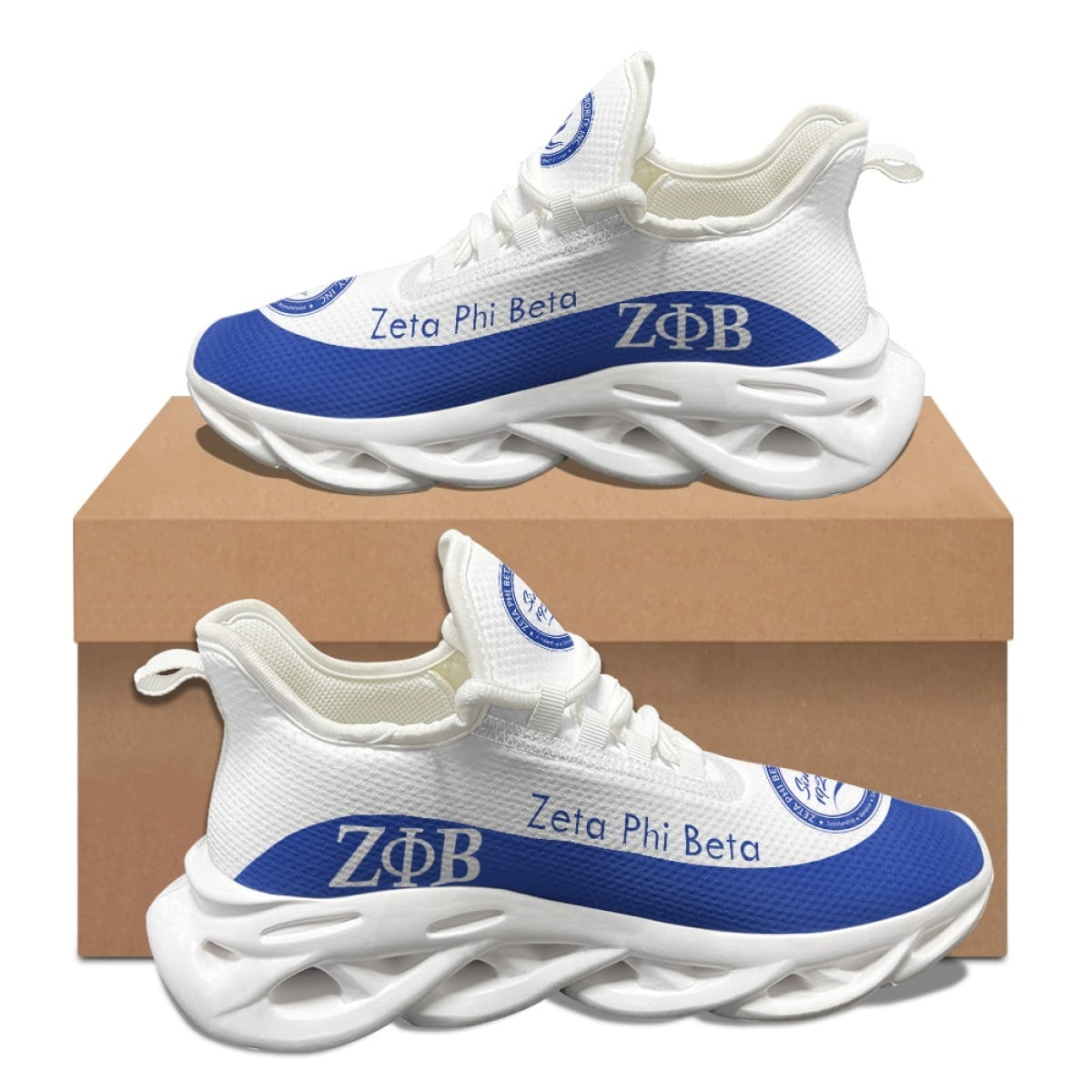 Zeta Beta B4 Blue Sneakers