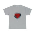 thumbnail image 1 of Blue, White and Red Heart Independence Day T-Shirt, 1 of 3
