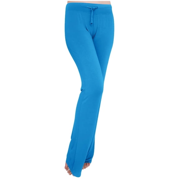 Blue Sweatpants Women's Yoga Wear Drawstring Micro Pants Dance Pants Exercise Yoga Pants Pants Fashion Clothing