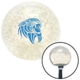 thumbnail image 1 of Blue Wildcat Clear Metal Flake Shift Knob with M16 x 1.5 Insert Shifter Auto Manual, 1 of 1