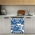 thumbnail image 1 of Blue Willow Chinoiserie Blue And White Porcelain Inspiration Dishwasher Magnet Cover Decorative Sticker for Home Cabinet Kitchen 23" x26", 1 of 5