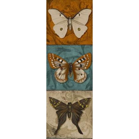 Blue Wings II Poster Print by Patricia Pinto (8 x 24)