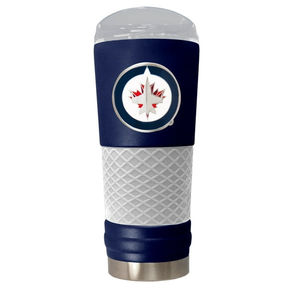 Blue Winnipeg Jets 24oz. Powder Coated Draft Travel Mug
