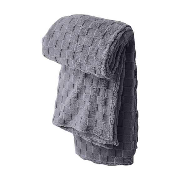 Blue Winter Plush Fleece Blanket Sofa Throw Warm And Soft Comfortable Cuddle Blanket Blue For All Season Use On Couch Bed And Home Decor