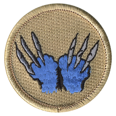 Blue Wolverine Scout Patrol Patch (Sew-on) - ClassB