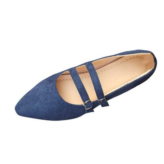 Blue Women'S Comfortable Casual Flat Shoes Breathable For Spring Summer Wear Versatile Fashion