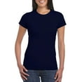 thumbnail image 1 of Blue Women's Short Sleeve T-shirt, Women'S Basic Cotton Crew Neck Slim Fit Tee Tunic Length T Shirt,Women's Short sleeve T-shirt L, 1 of 3