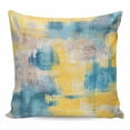 thumbnail image 1 of Blue Yellow Brown Pillow Covers 18x18 Inch Decorative Throw Pillow Cover, Modern Abstract Mottled Oil Painting Sofa Pillowcases Accent Cushion Case Home Decor Bedroom Living Room, 1 of 6