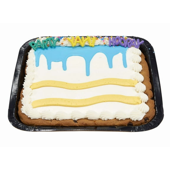 Blue Yellow Cookie Cake