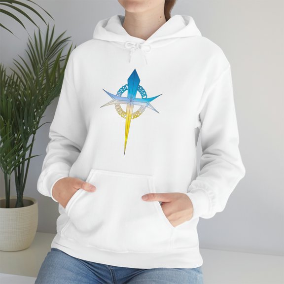 Blue/Yellow Cross Hoodie