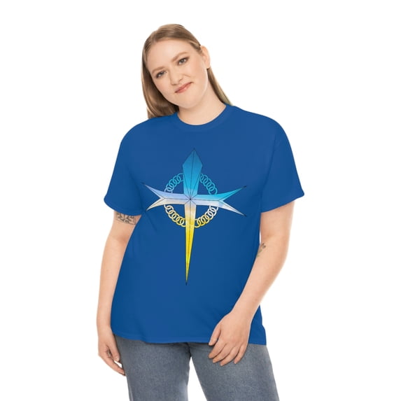 Blue/Yellow Cross T-Shirt