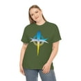 thumbnail image 1 of Blue/Yellow Cross T-Shirt, 1 of 8