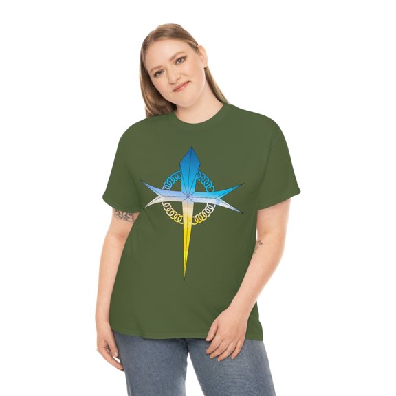 Blue/Yellow Cross T-Shirt