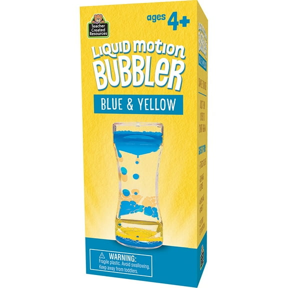 Liquid Motion Bubbler Blue & Yellow By Teacher Created Resources