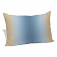 thumbnail image 1 of Blue Yellow Ombre Pillow Covers, Linen Long Throw Pillow Case, Farmhouse Modern Gradient Art Holiday Pillow Protector Decorative Cushion Cover for Living Room/Bedroom 20" x 26", 1 of 8