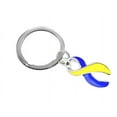 thumbnail image 1 of Blue & Yellow Ribbon Split Style Key Chains, 1 of 2