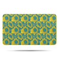 thumbnail image 1 of Blue Yellow Sunflower Pattern Bathroom Rugs Mat,Non Slip Microfiber Bathroom Rug,Rubber Backing,Soft Bathroom Mats for Bathroom Floor,Tub and Shower,17x30in(43x75cm), 1 of 5