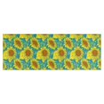 thumbnail image 1 of Blue Yellow Sunflower Pattern Kitchen Rug Mat,Kitchen Runner Rugs Non Skid Washable,Decorative Kitchen Floor Mats for Kitchen,Sink,Laundry,17"X47", 1 of 5