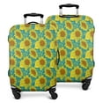 thumbnail image 1 of Blue Yellow Sunflower Pattern Luggage Cover Fashion Suitcase Cover Baggage Covers Fit 25-28 Inch Luggage (Go Travel), 1 of 5