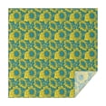 thumbnail image 1 of Blue Yellow Sunflower Pattern Square Tablecloth,Waterproof Square Table Cover,Wipeable Spillproof Washable Table Cover for Home Kitchen Party Decor 52"x52"(132x132cm), 1 of 6