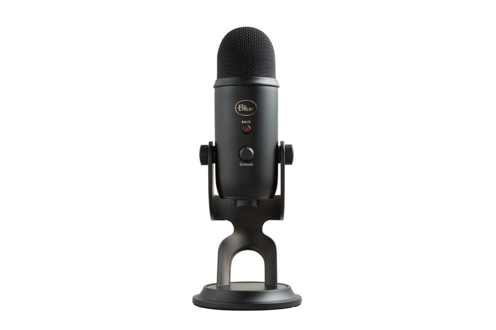 BLUE MICROPHONES Blue Yeti Blackout USB Gaming Microphone + $50 Ubisoft Discount Bundle
