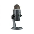 thumbnail image 1 of Open Box Blue Yeti Nano Premium USB Microphone for PC, Mac, Gaming, Recording, Streaming, Podcasting, Condenser Mic with Blue VO!CE Effects, Cardioid and Omni, No-Latency Monitoring - Shadow Grey, 1 of 5