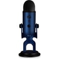 thumbnail image 1 of Blue Yeti USB Microphone - Midnight Blue - Ultimate USB microphone - 3 condenser capsules - 4 recording patterns - 20Hz - 20kHz, 1 of 12