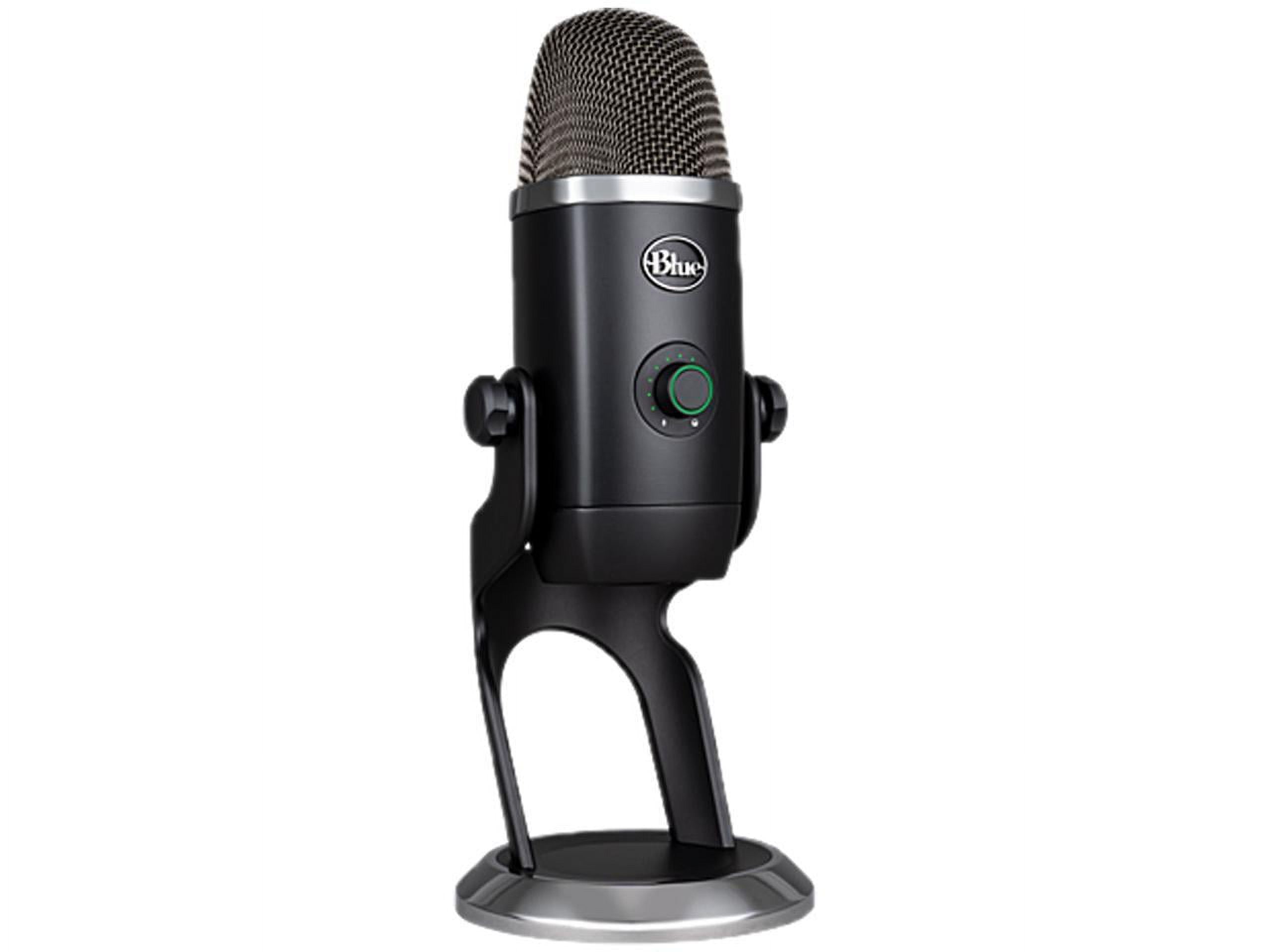 Logitech Blue Yeti Professional Multi-pattern USB Microphone for Recording  and Streaming Blue Silver Black Optional