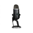 thumbnail image 1 of Blue Yeti X Professional USB Condenser Microphone for PC, Mac, Gaming, Recording, Streaming, Podcasting on PC, Desktop Mic with High-Res Metering, LED Lighting, Blue VO!CE Effects - Black, 1 of 17