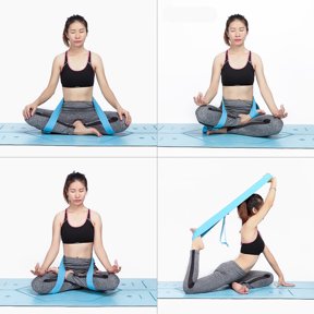 Stretching Rope for Pilates, Fitness Support, Flexibility Training and Advanced Pose Assistance