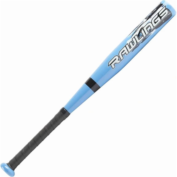Blue Youth T-Ball Baseball Bat, 24 Inch Length, Drop -12 Weight Design for Beginner Young Players