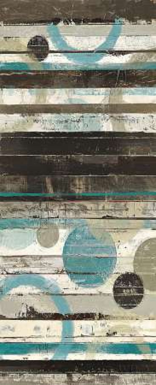 Blue Zephyr I Canvas Art - Mike Schick (10 x 20)