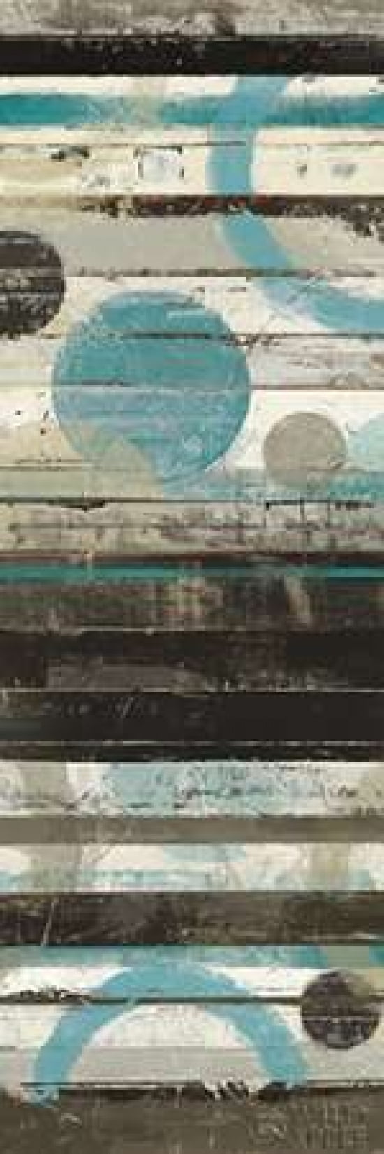 Blue Zephyr Panel Canvas Art - Mike Schick (8 x 24)