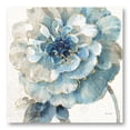 thumbnail image 1 of Blue and Gold Blooming Flower Adult Floral Decor; 1 - 12" x 12" Unframed Poster, 1 of 3