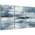 thumbnail image 1 of Blue and Grey Wall Art-Abstract Picture 3 Piece Canvas Print Wall Painting Modern Artwork Canvas Wall Art for Living Room Home Office Décor, 1 of 6