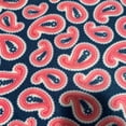 thumbnail image 1 of Blue and Pink Design Fleece Fabric, 1 of 1