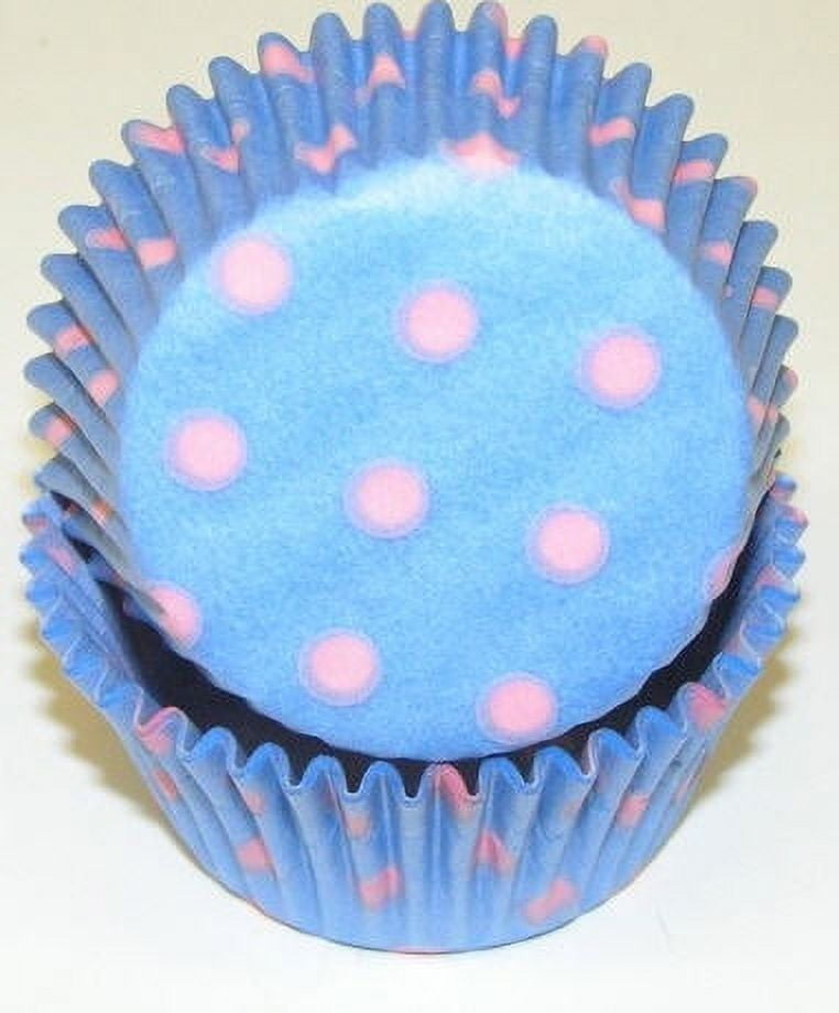 Blue and Pink Gender Reveal Cupcake Liners Baking Cups 50pack