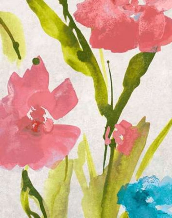Blue and Pink le Povat II Canvas Art - Lanie Loreth (22 x 28)