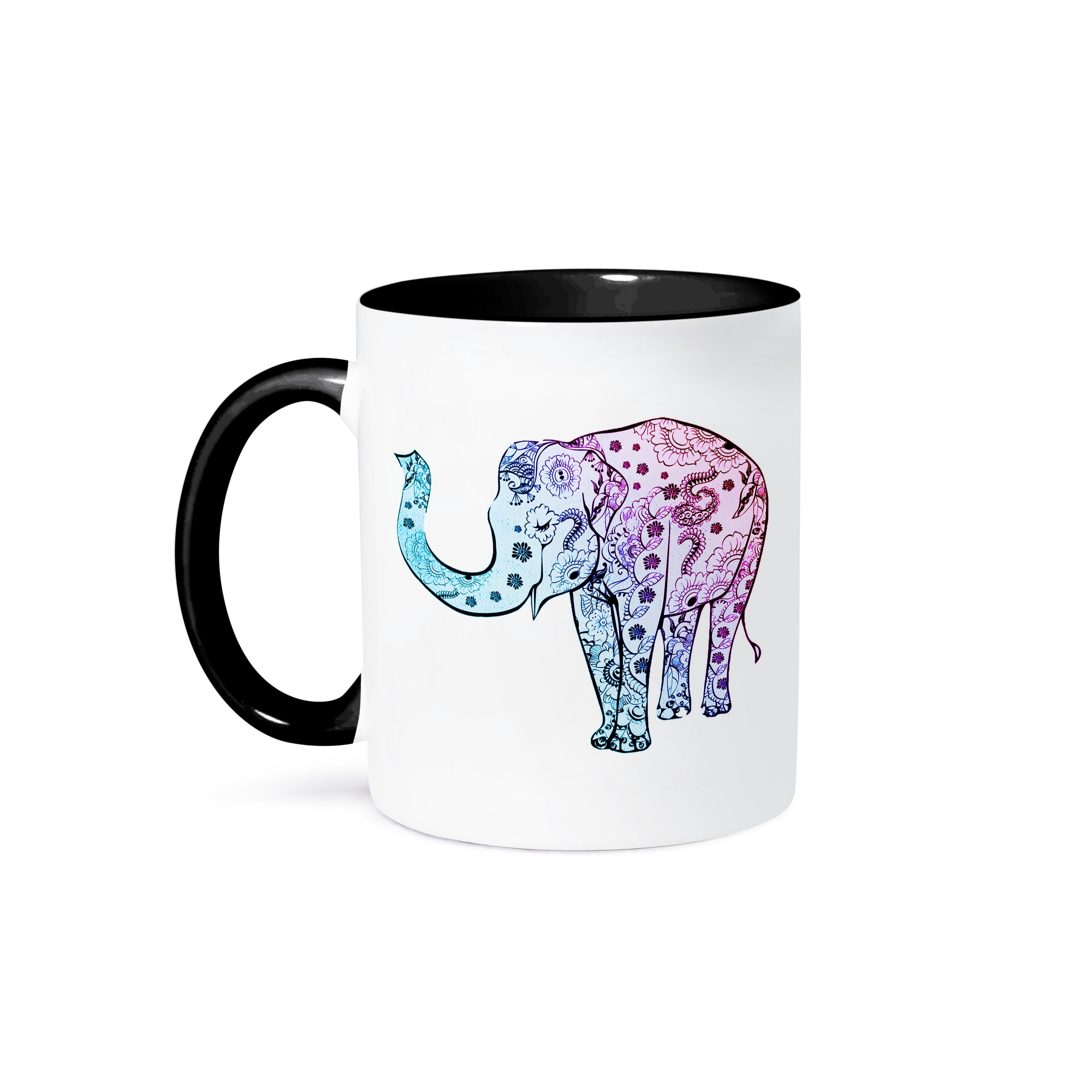 3dRose 222812_9 Mug 15oz Black/White