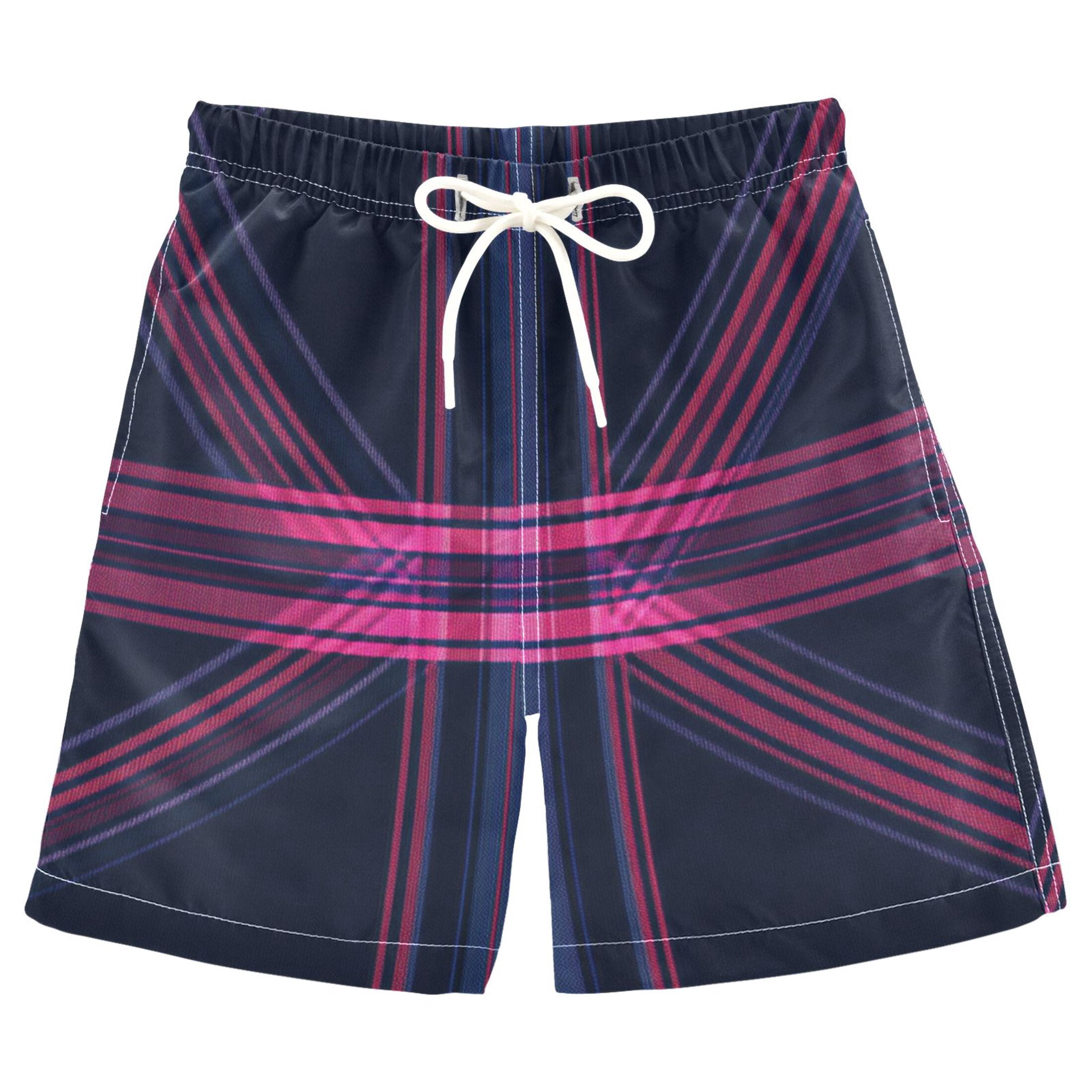 Boy's Youth Boardshort Bundle in Red and Yellow