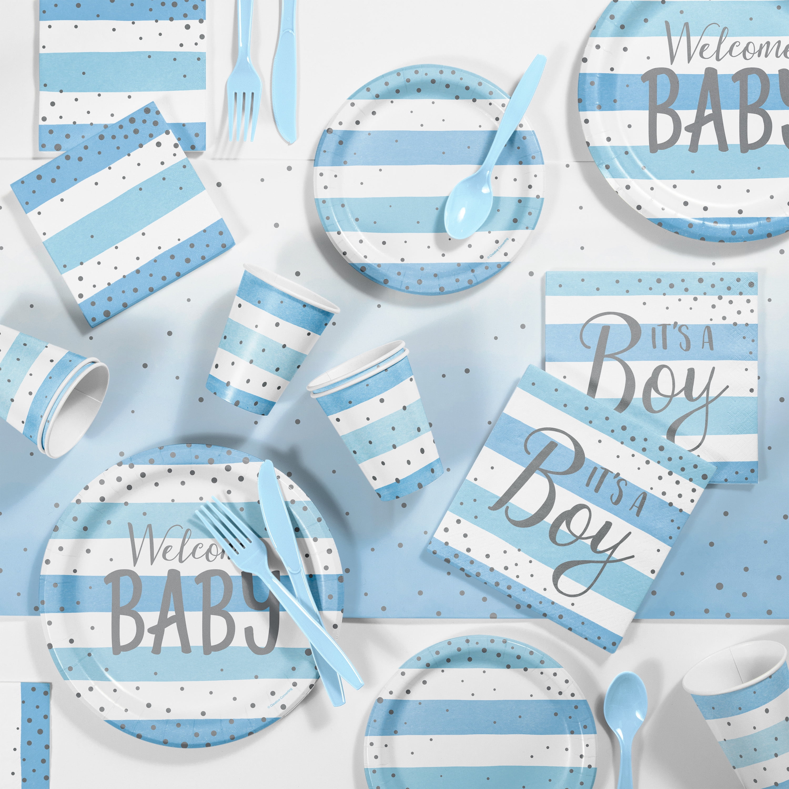 Oh Baby Small Paper Plates (Set of 8)