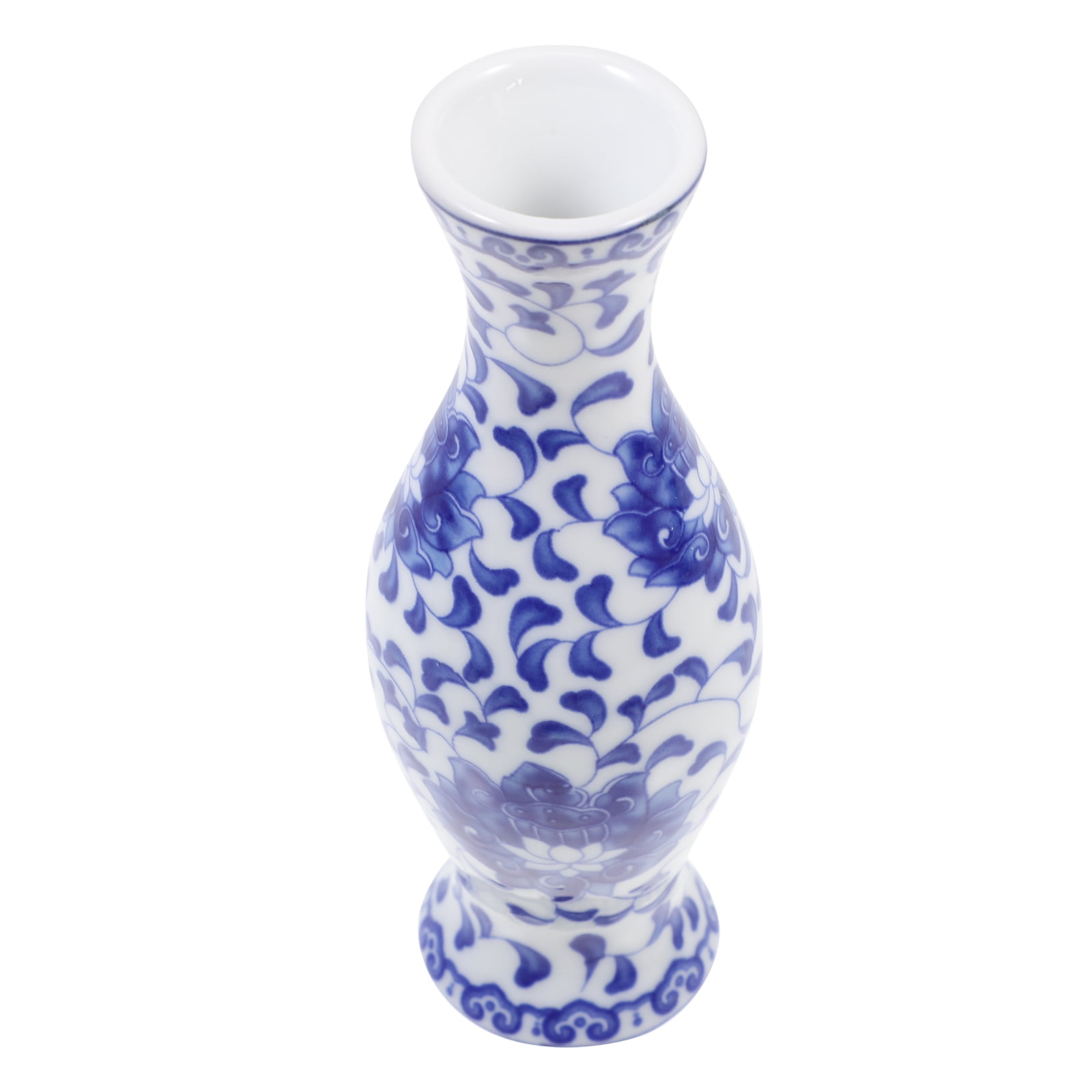 LANG 5.7??? Elegant Modern and Chic Blue And White Ceramic Vase - Walmart.com