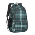 thumbnail image 1 of Blue and White Checkered Pattern Backpack for School, Cute School Bag with Adjustable Shoulder Straps and Padded Back, 16.9"x12.6"x5.9", 1 of 4