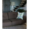thumbnail image 1 of Blue and White Coral Marine Throw Pillow, 1 of 3